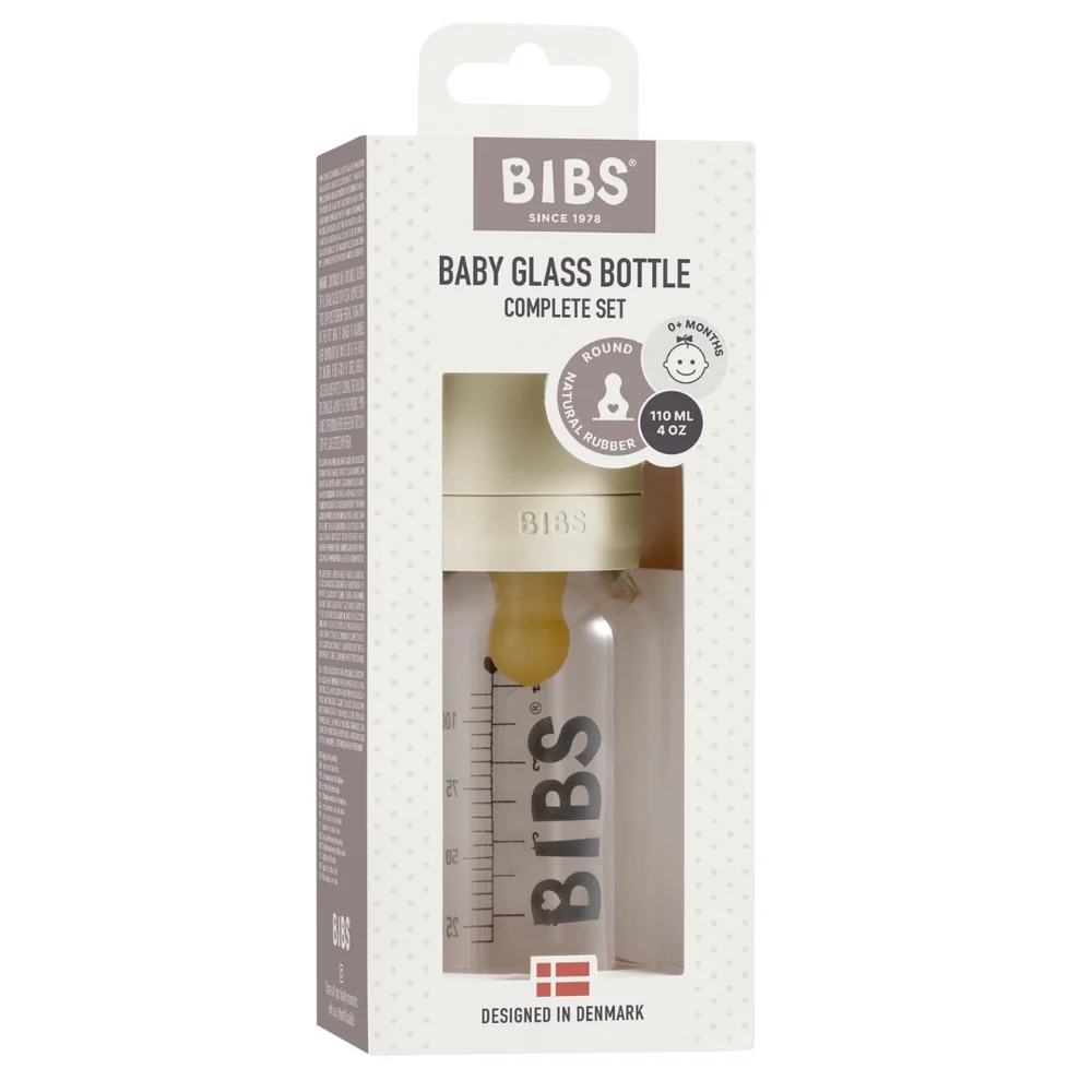 110ml Glass Bottle Set Ivory