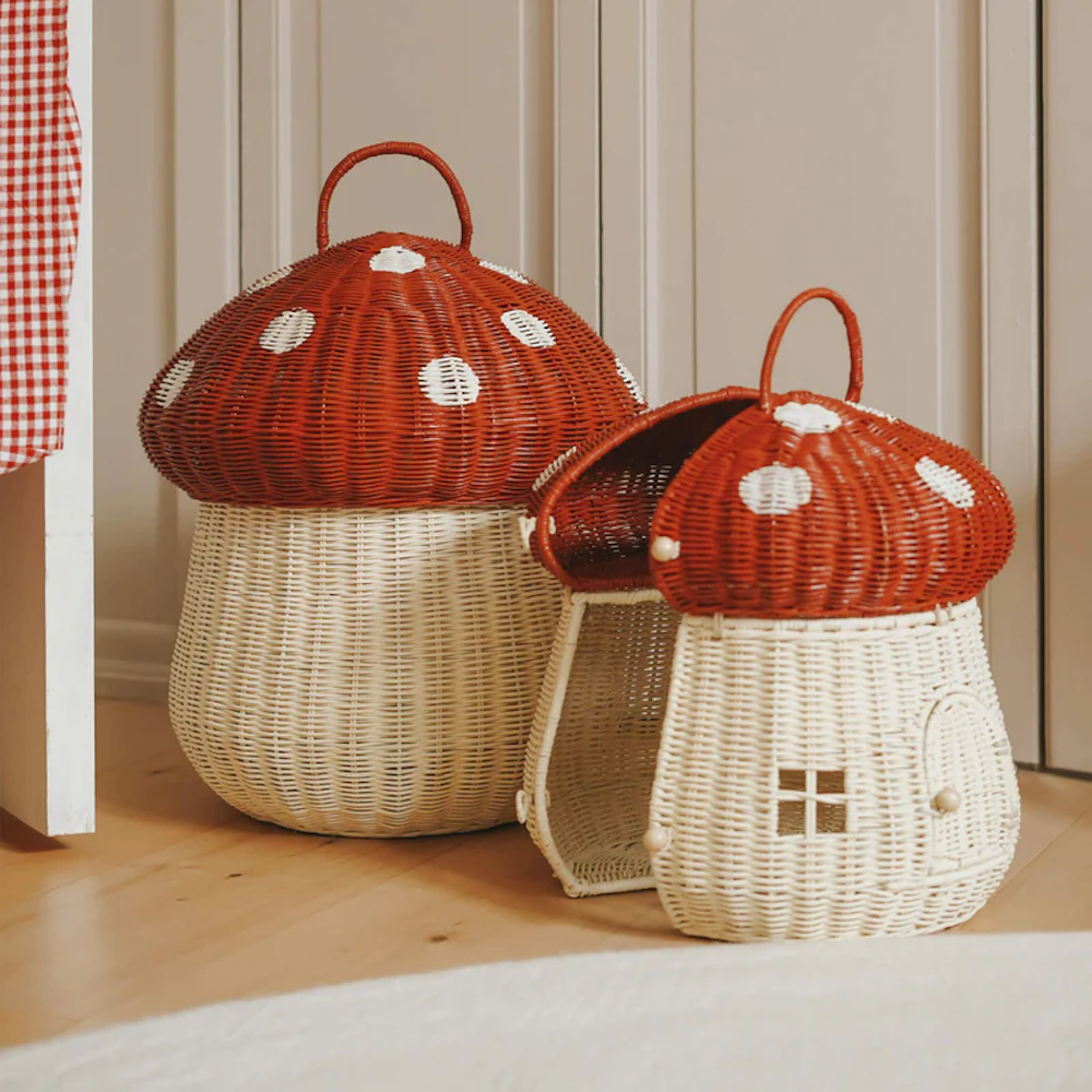 Mushroom Doll House Red