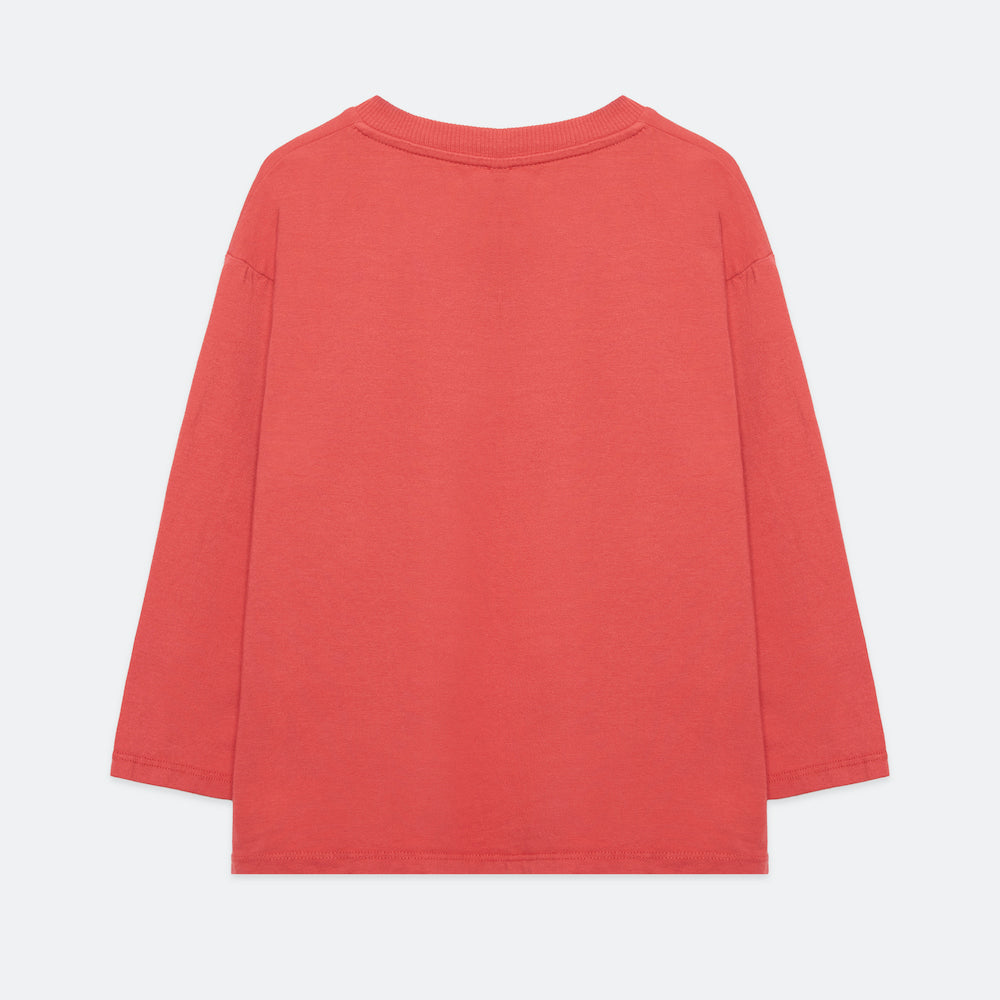 Rainy Dog L/S T-Shirt Red