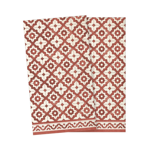 Napkin Mosaic Small Red
