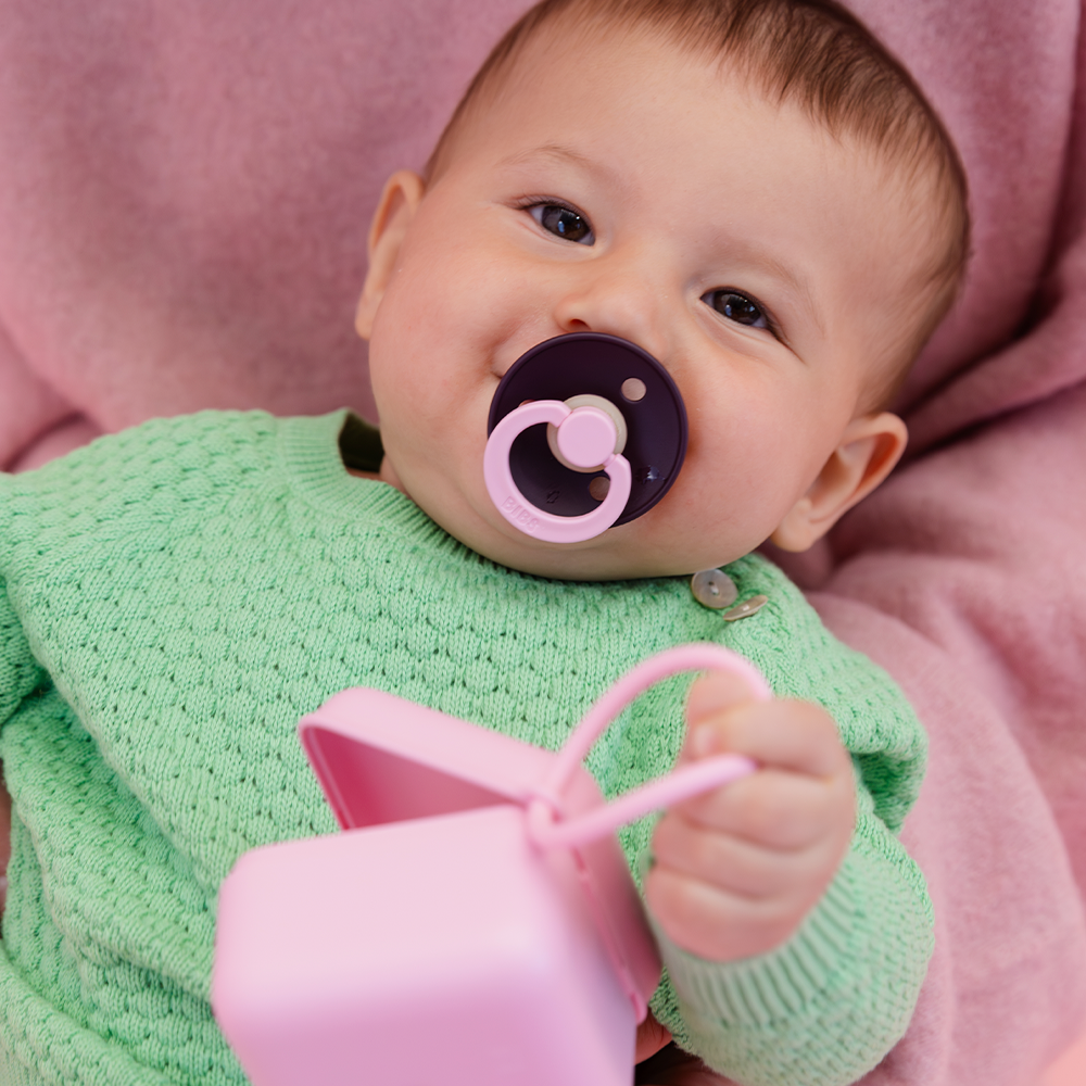 Bibs Dummy Dusky Lilac Plum Mix