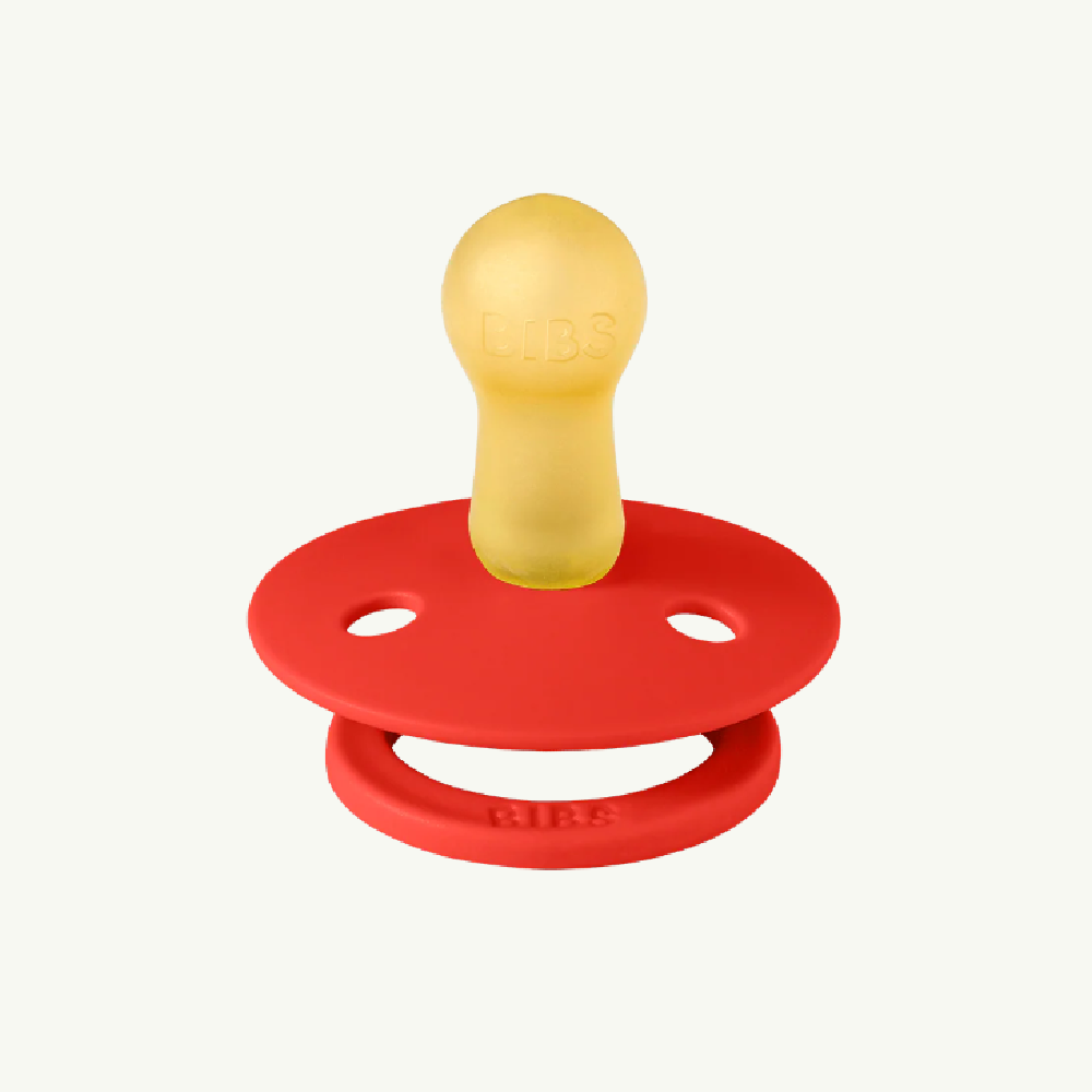 Bibs Dummy Polka Blossom/Candy Apple Round