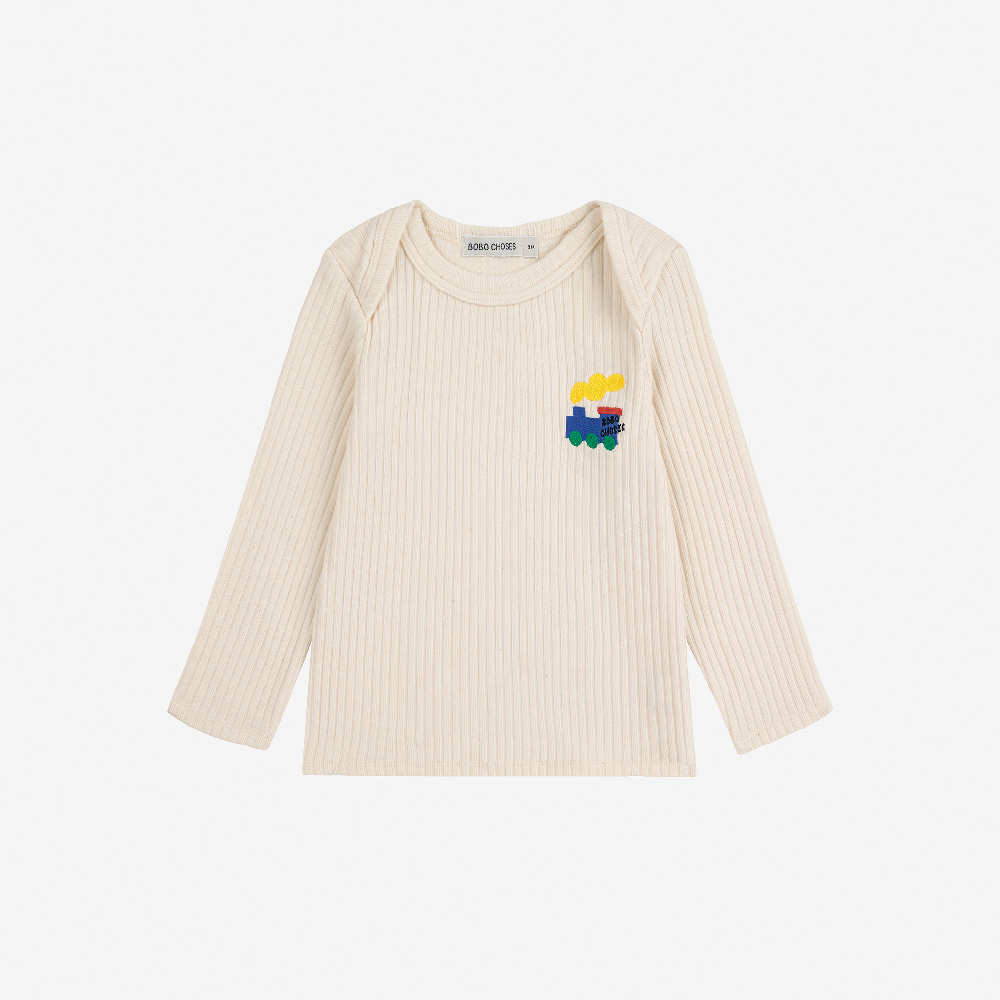 Bobo Choo Choo Long Sleeve T Shirt White