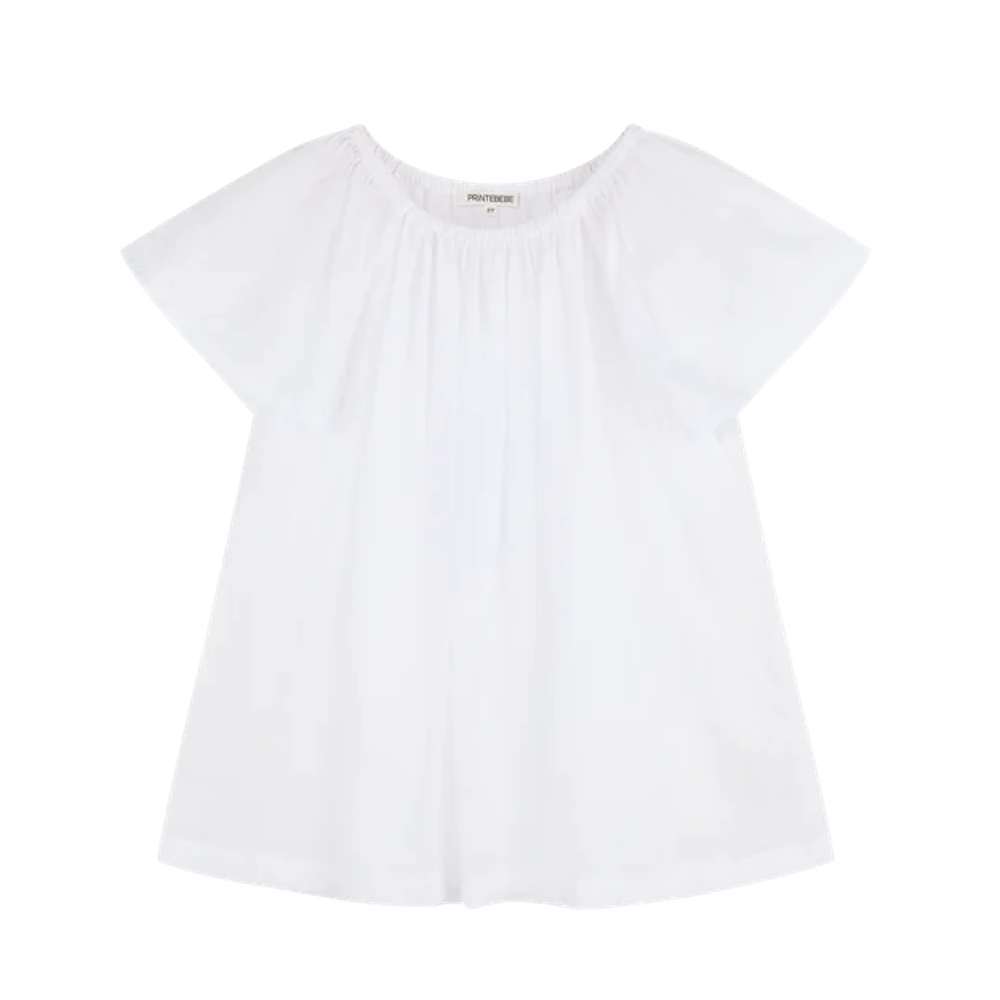 Butterfly Sleeve Top in White