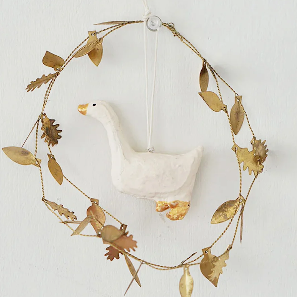 Paper Mâché Ornament Duck