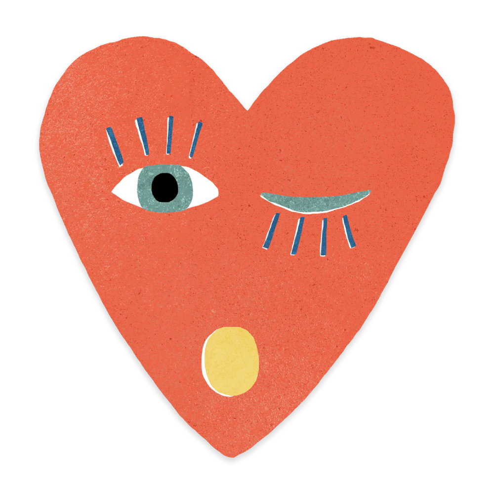 Heart Blink Individual Sticker