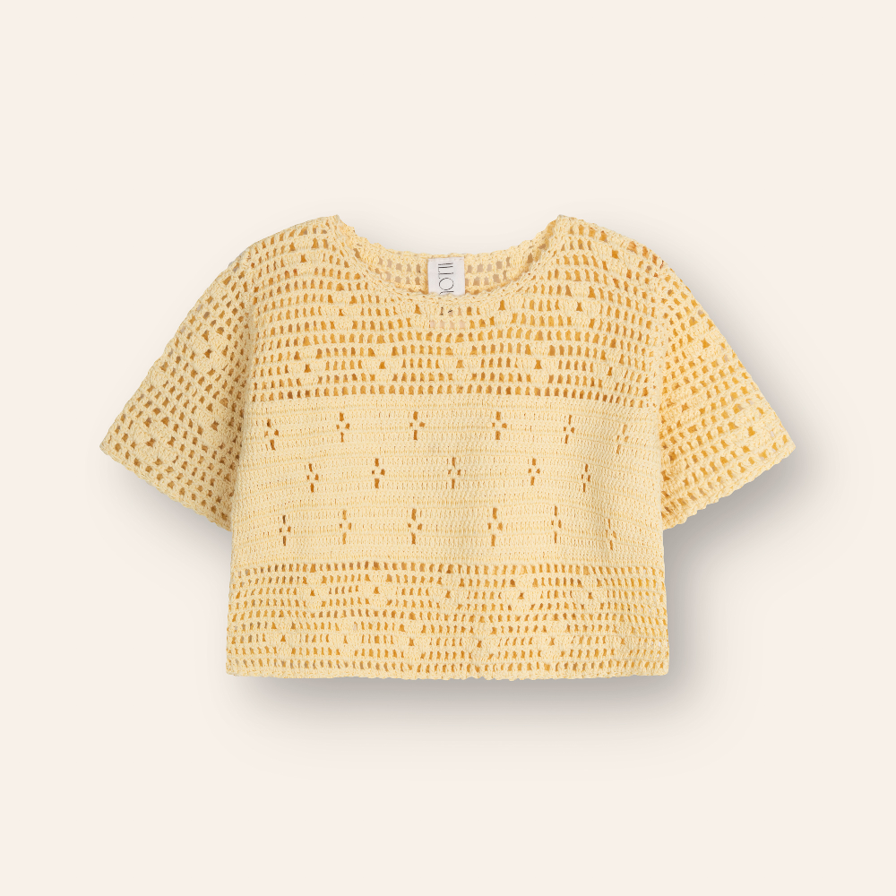 Filet Crochet Crop Butter