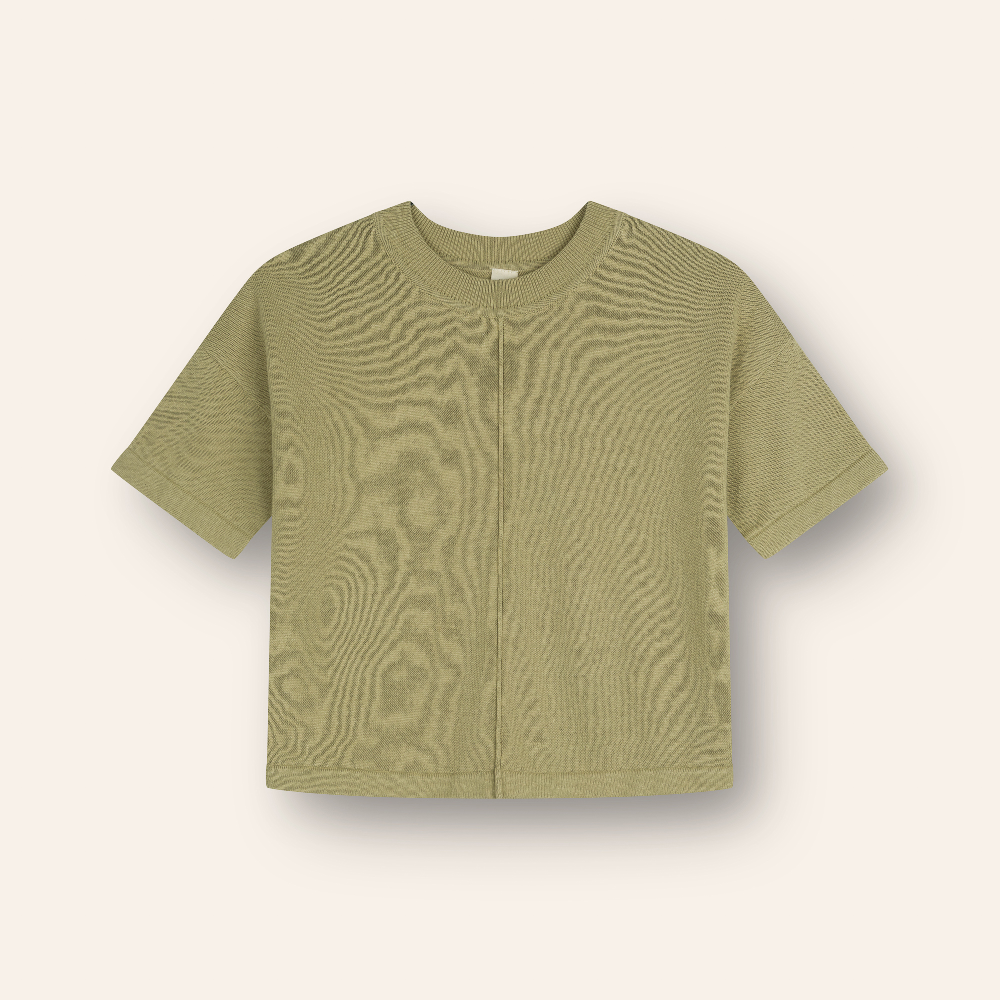 Lightweight Knit Tee Moss