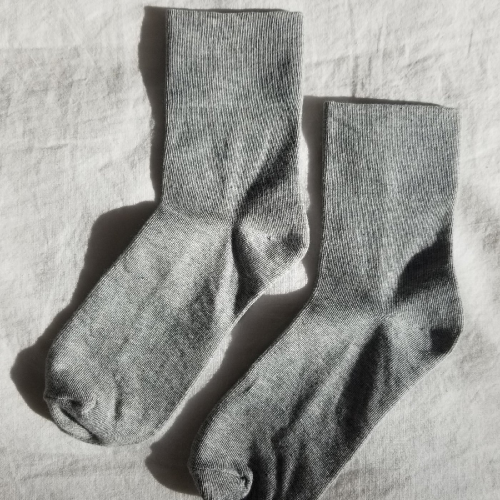 Sneaker Socks Ht. Grey
