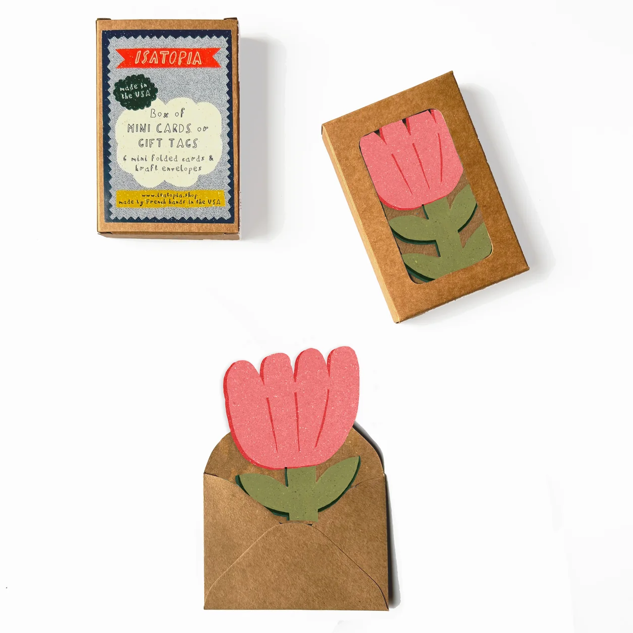 Blooming Flower Mini Cards - box of 6