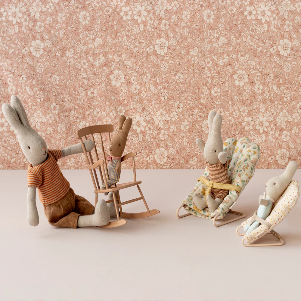 Rocking Chair Miniature Dark Sand