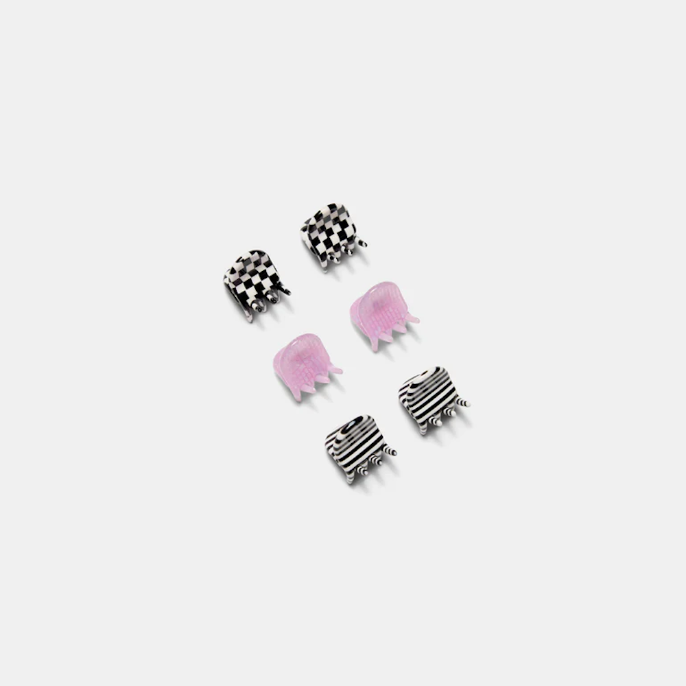 Micro Claw Clips In Geo