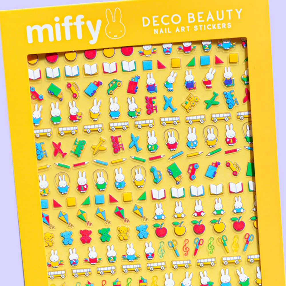 Miffy At School Nail Art Stickers