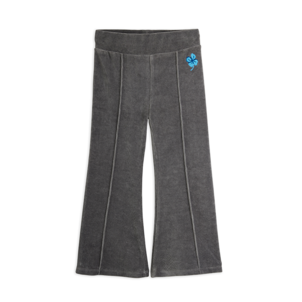Clover Velour Flared Trousers