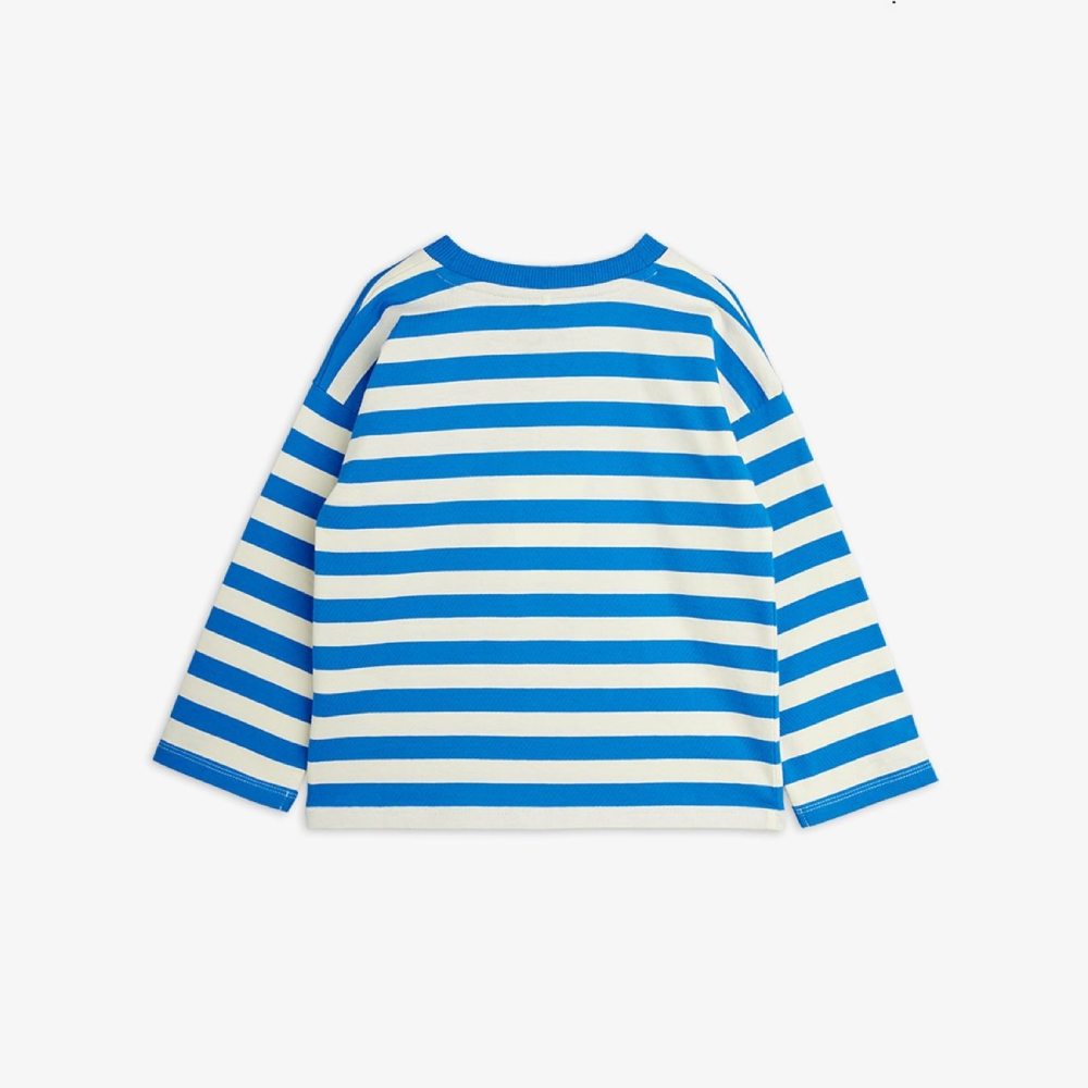 Earth Stripe Long Sleeve Tee Blue