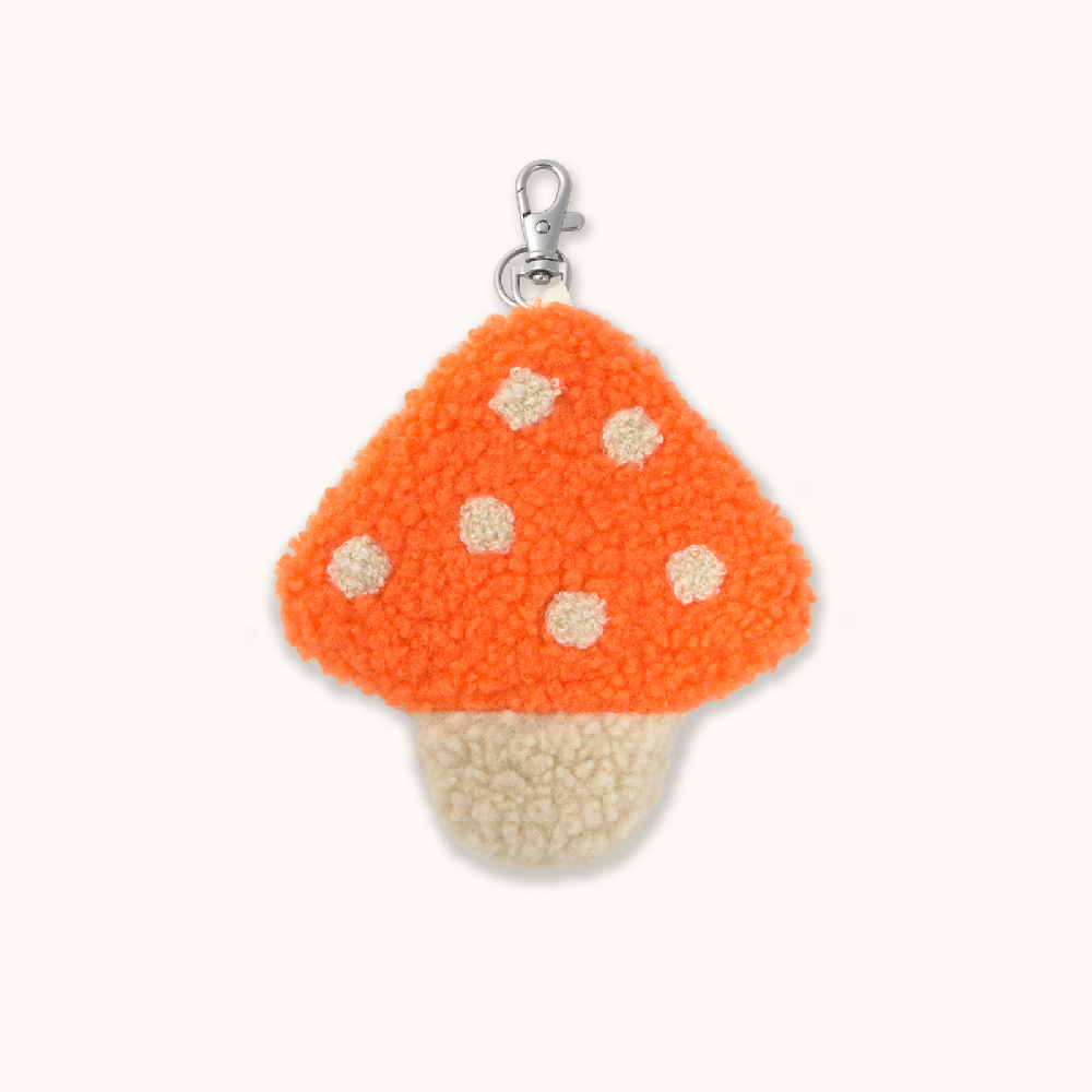 Mushroom Key Chain Summer Red