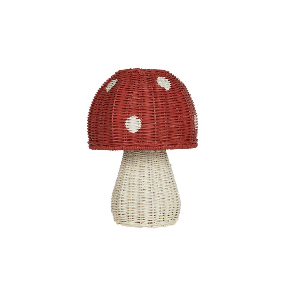Toadstool Lamp Red