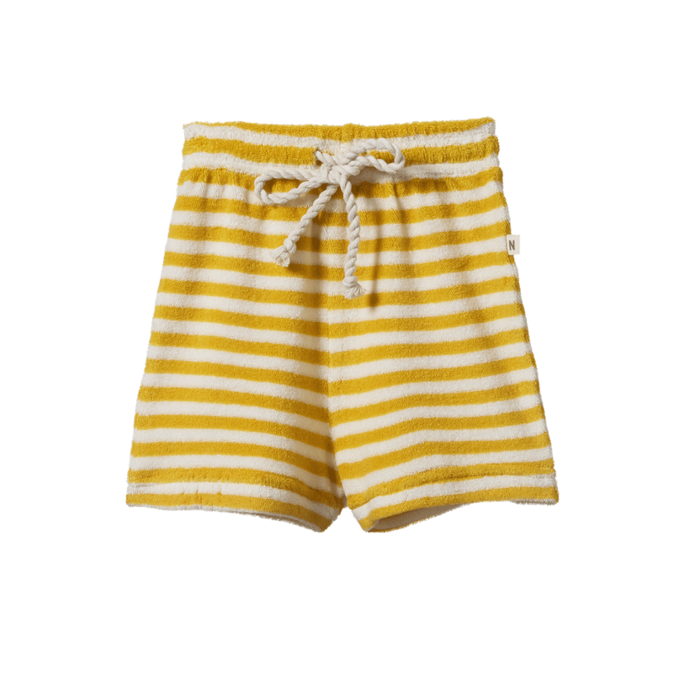 Aubrey Shorts Golden Sea Stripe