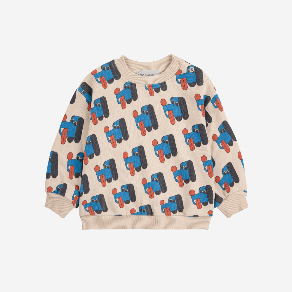 Doggy Mate All Over Sweatshirt Off White