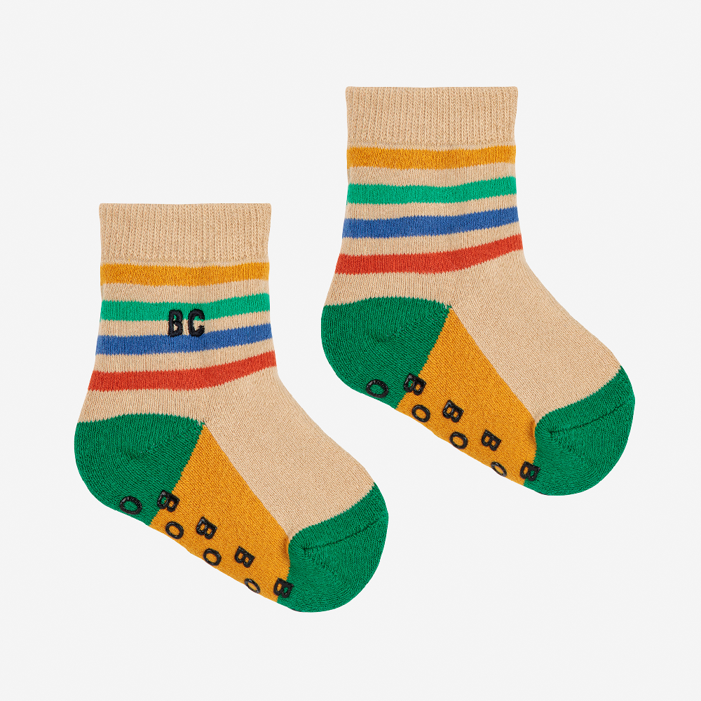 Stripes Anti-Slip Socks Multicolour