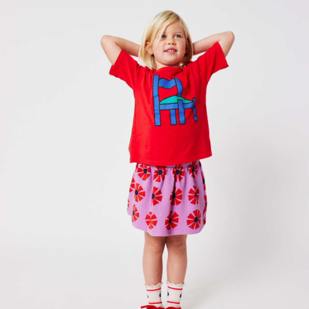 Kaleidoscope All Over Skirt Purple