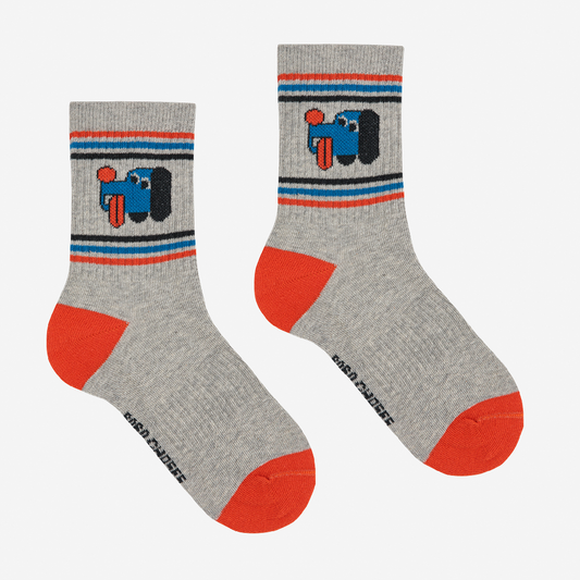 Doggy Mate Short Socks Heather Grey