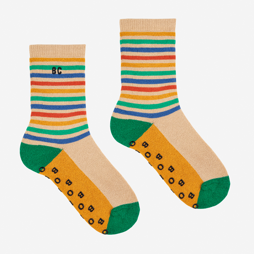 Stripes Anti-Slip Socks Multicolour