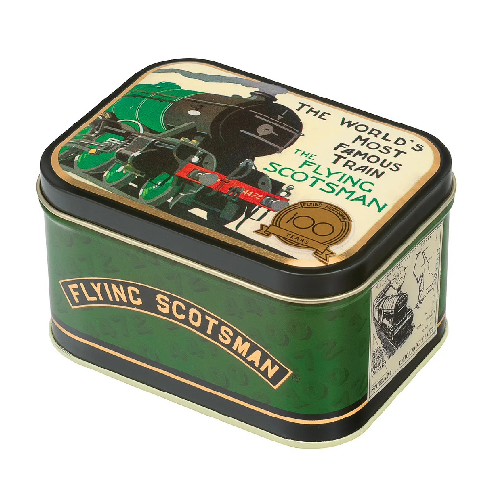 Flying Scotsman Small Deep Rectangle Tin