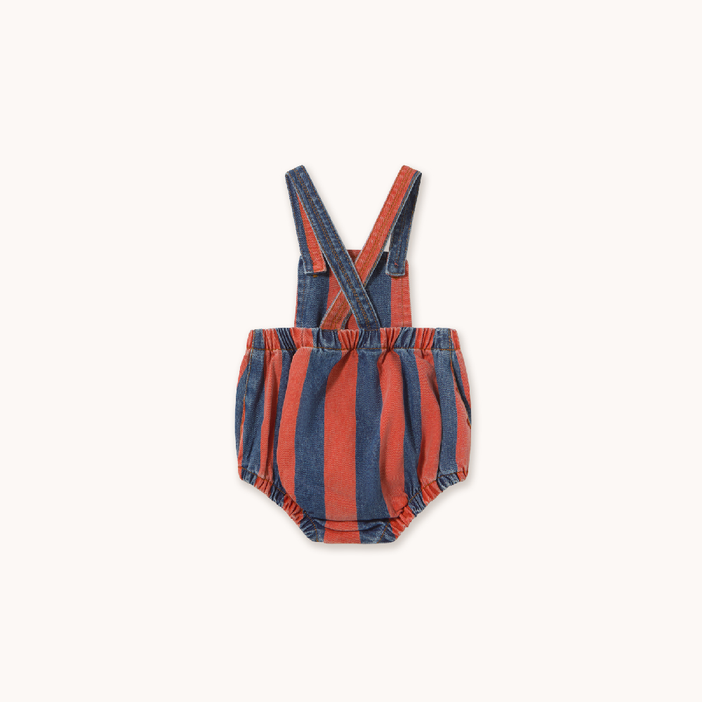 Red Stripes Body Denim Medium Wash