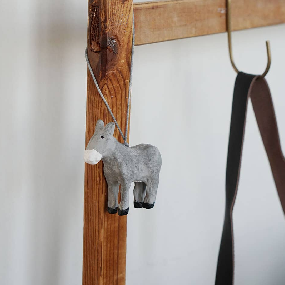Paper Mâché Ornament Donkey