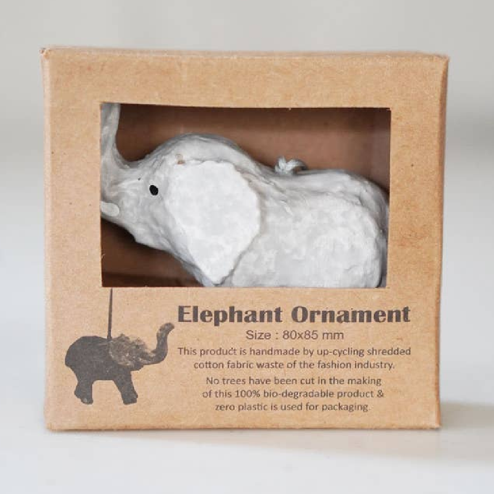 Paper Mâché Ornament Elephant