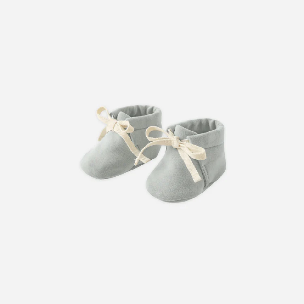 Baby Booties Steel Blue