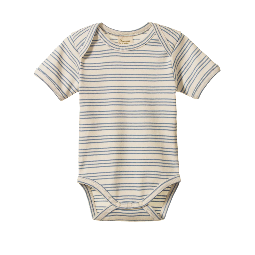 Short Sleeve Bodysuit Stripe Trio