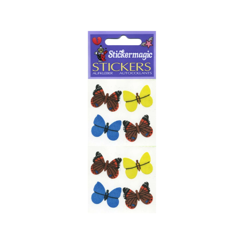Silkie Stickers Multicoloured Butterflies