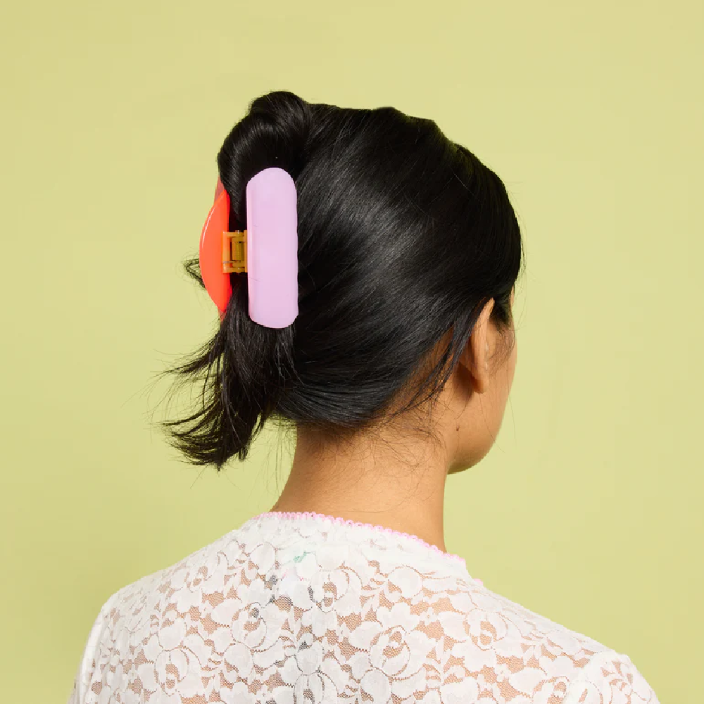 Suki Claw Clip In Lilac + Punch