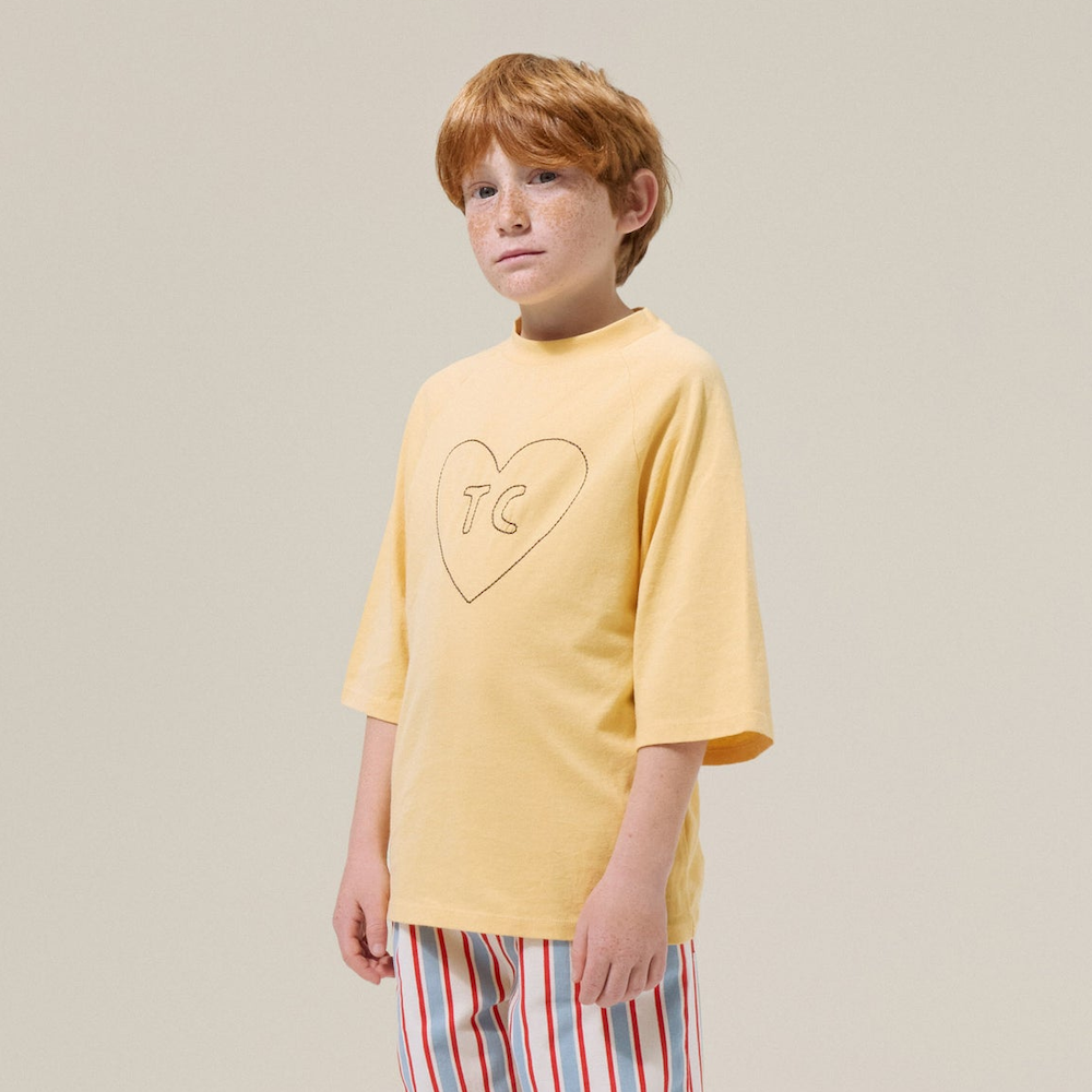 TC Heart Yellow Tshirt