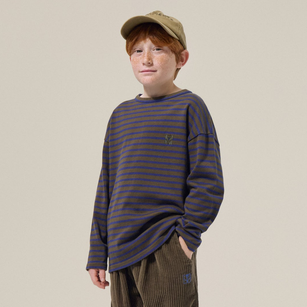 Green Stripes Long Sleeve Tshirt