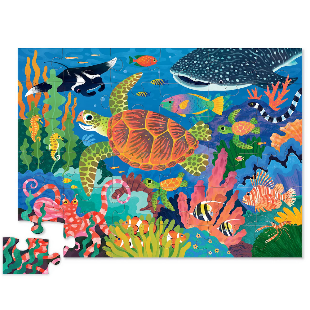Classic Floor Puzzle 36 Pc Sea Turtle