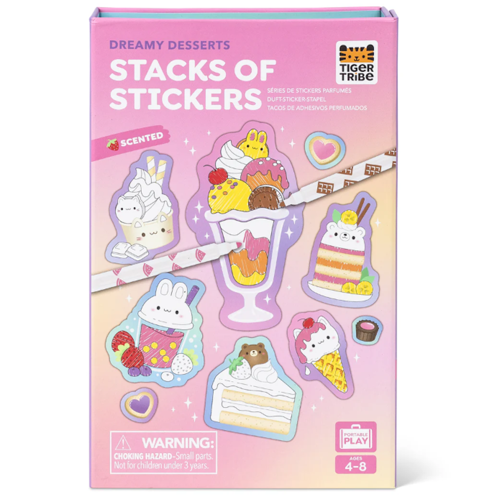 Scented Stacks Of Stickers - Dreamy Desserts
