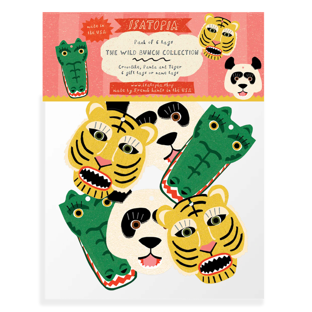 Wild Bunch Gift Tags Pack of 6