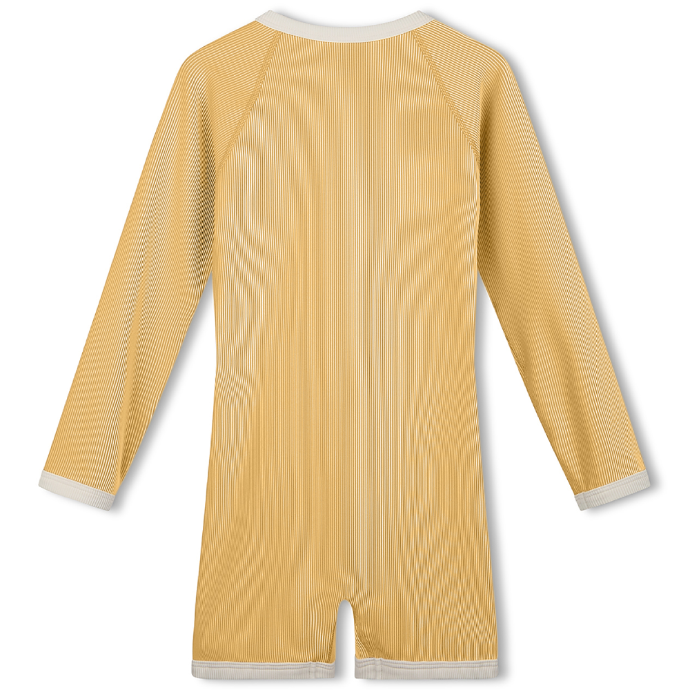 Mini Rib Surf Suit Marigold