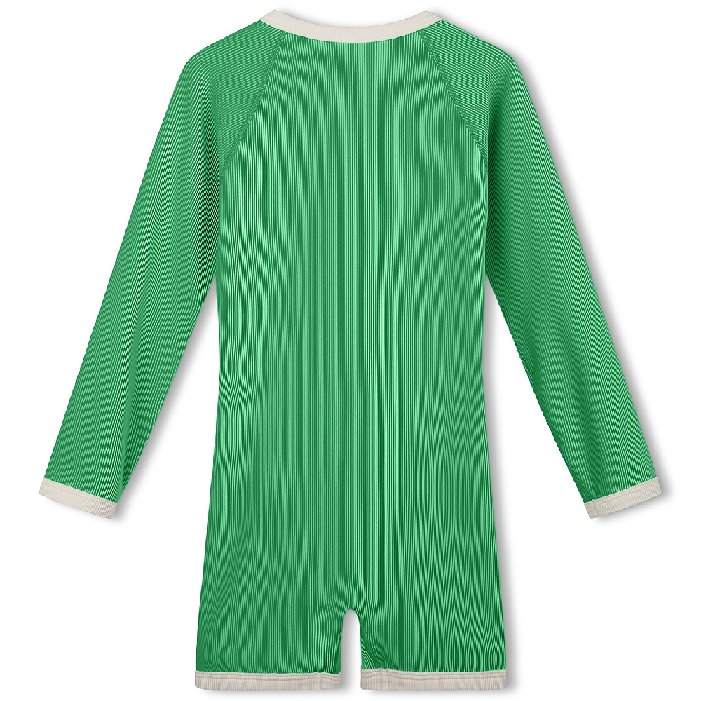 Mini Rib Surf Suit Parrot Green