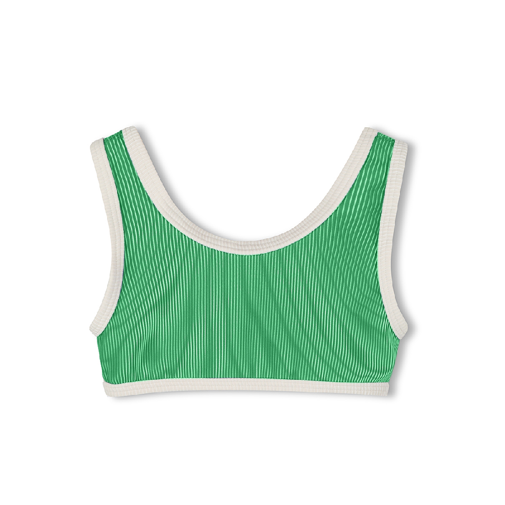 Mini Scoop Bikini Top Parrot Green