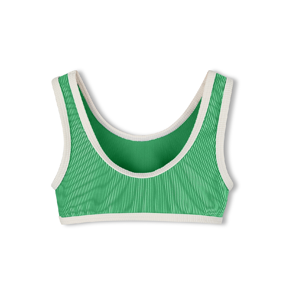 Mini Scoop Bikini Top Parrot Green