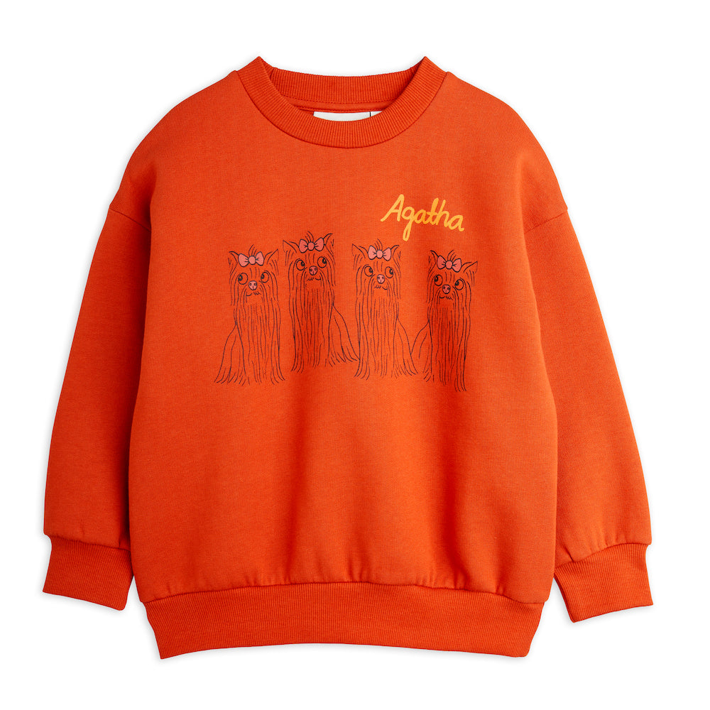 Agatha Dogs Sweatshirt Red