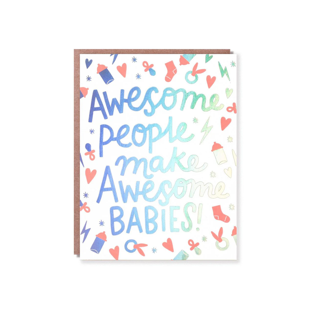 Awesome Babies Greeting Card