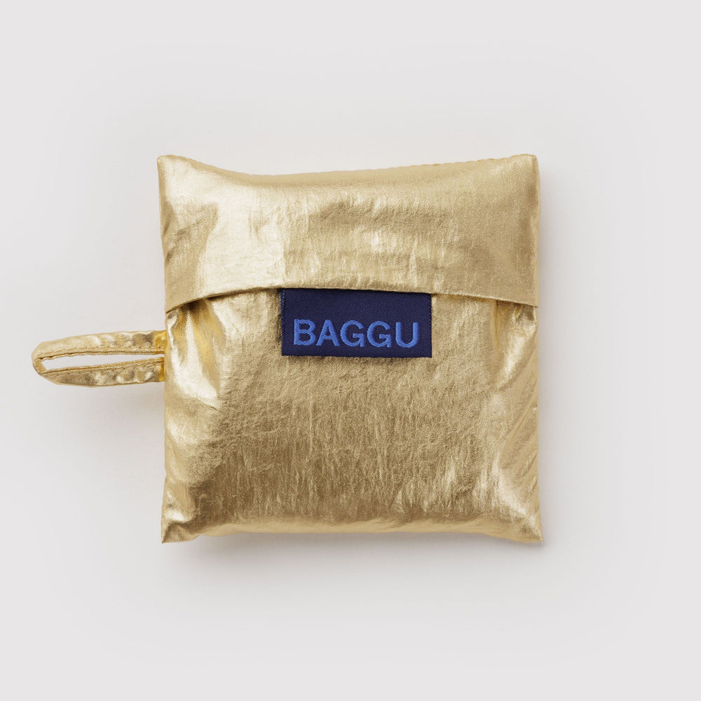 Baby Baggu Gold Metallic