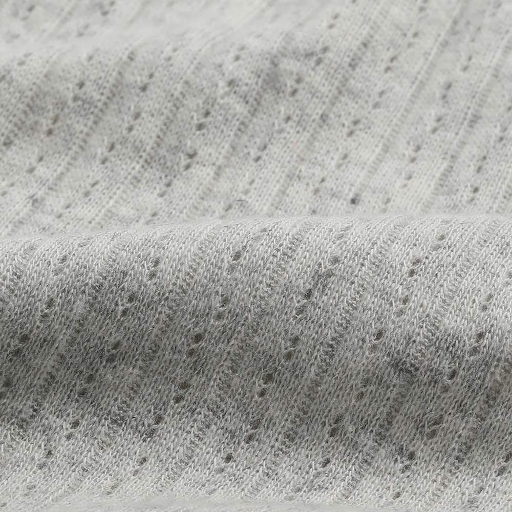 Baby Wrap Sleepsuit Pebble Pointelle