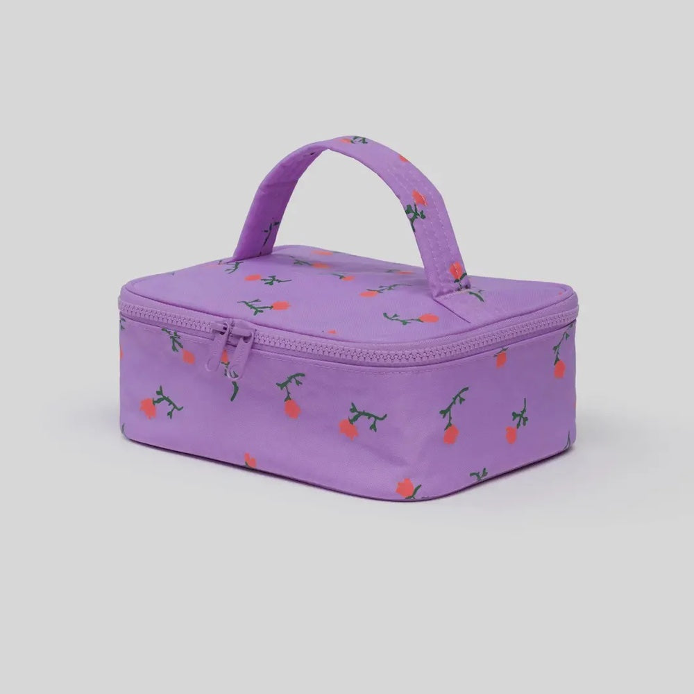 Small Cosmetic Case Painted Wildflower