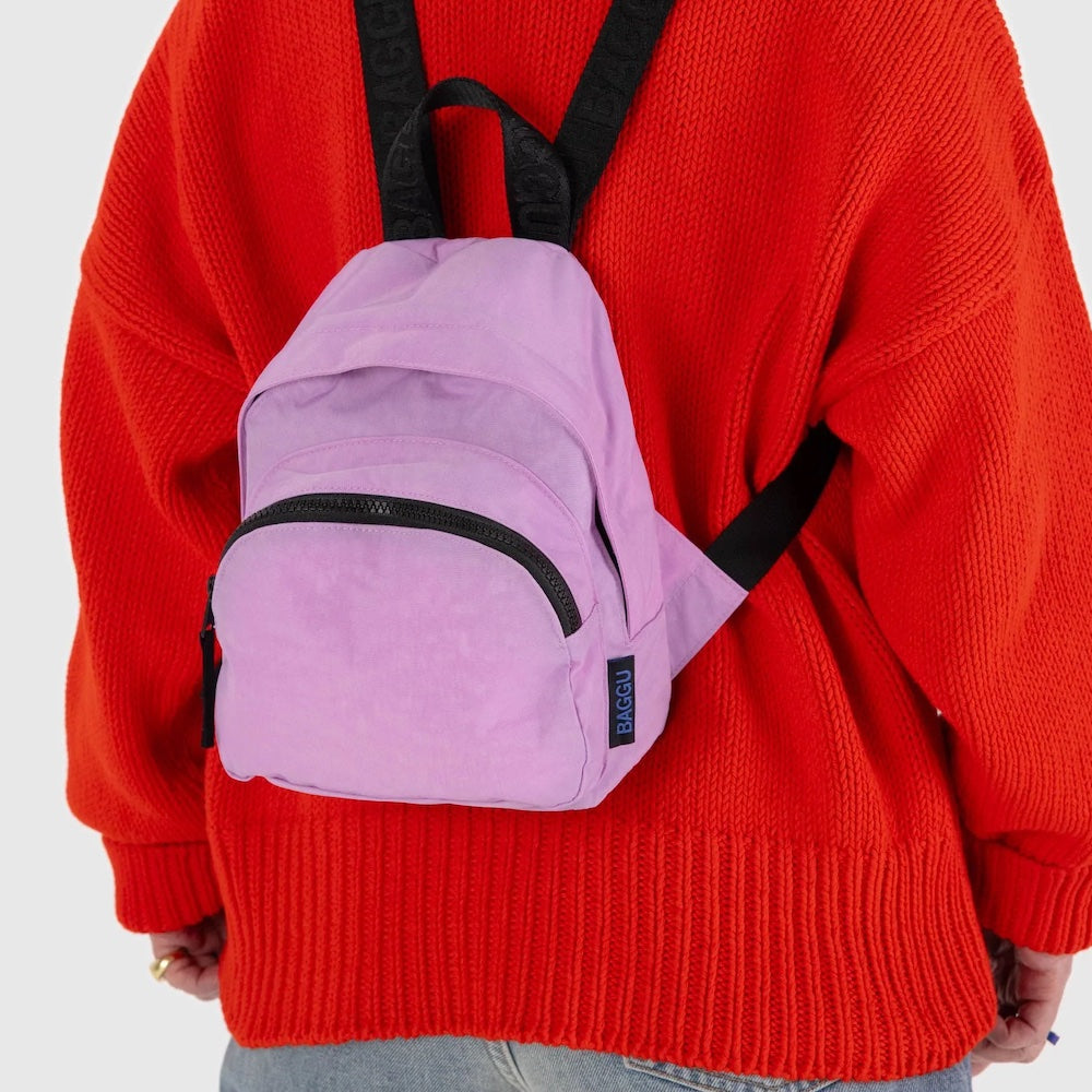 Mini Nylon Backpack Peony
